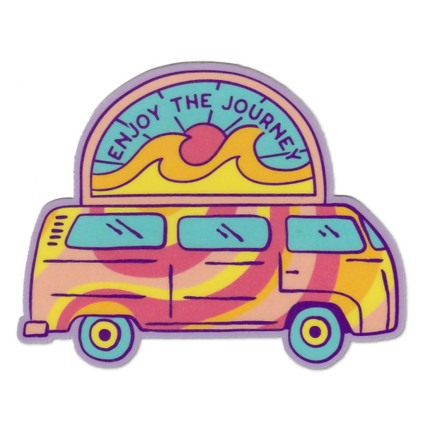 Enjoy the Journey Bus Sticker