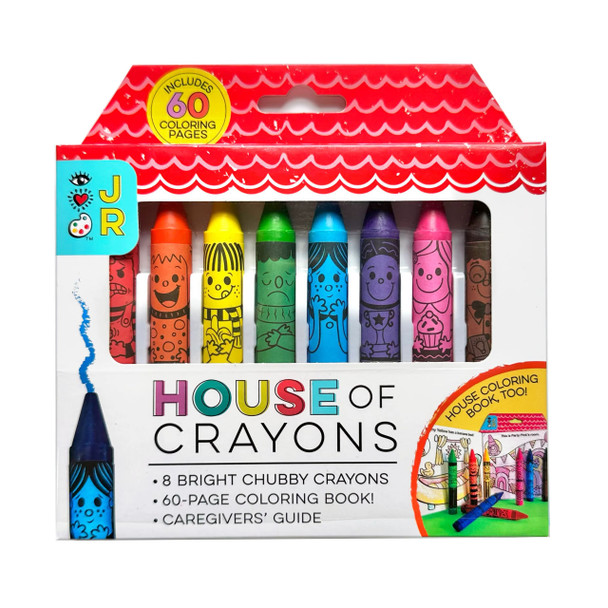 House of Crayons with Coloring Book