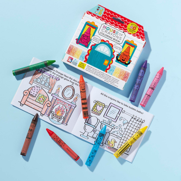 House of Crayons with Coloring Book House of Crayons with Coloring Book