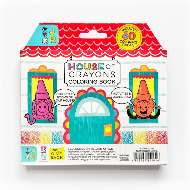House of Crayons with Coloring Book House of Crayons with Coloring Book