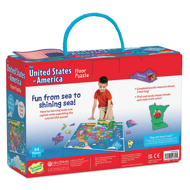 USA 59pc Floor Puzzle