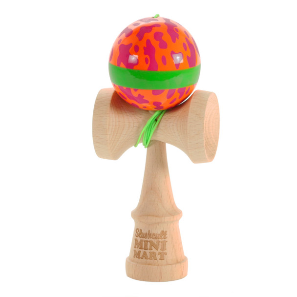 Mini SlushCult Lava Lamp Kendama - Green Stripe