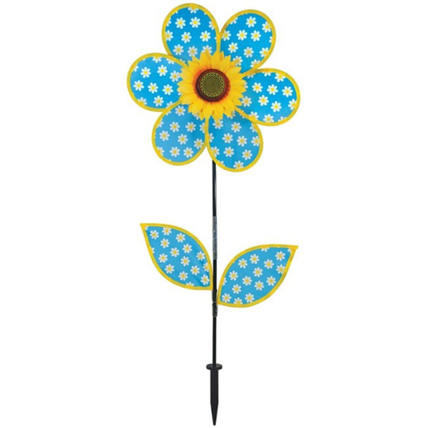 16" Daisy Sunflower Spinner with Leaves