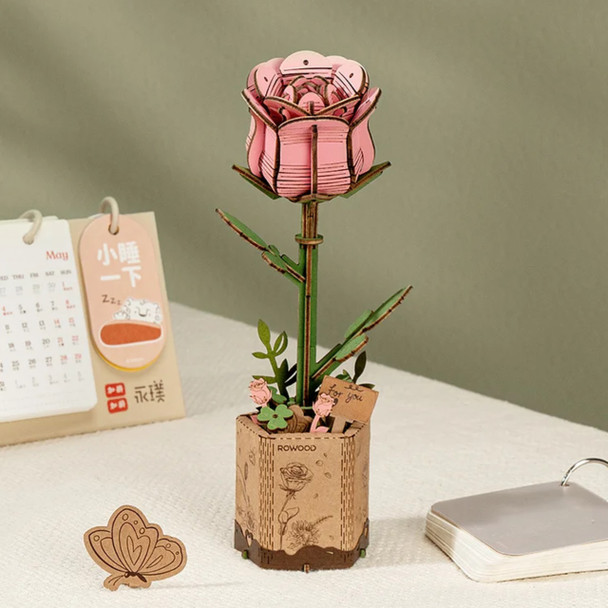 Pink Rose Building Kit