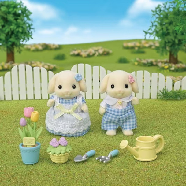 Blossom Gardening Set with Flora Rabbit Sister and Brother