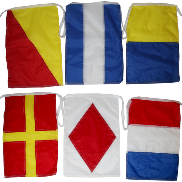 String of 12 Nautical Flags