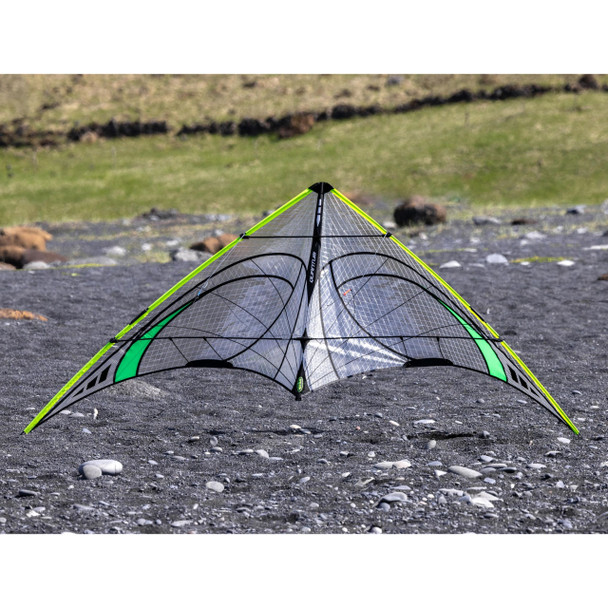 Quantum Stunt Kite 2.0 Mylar Edition - Citron