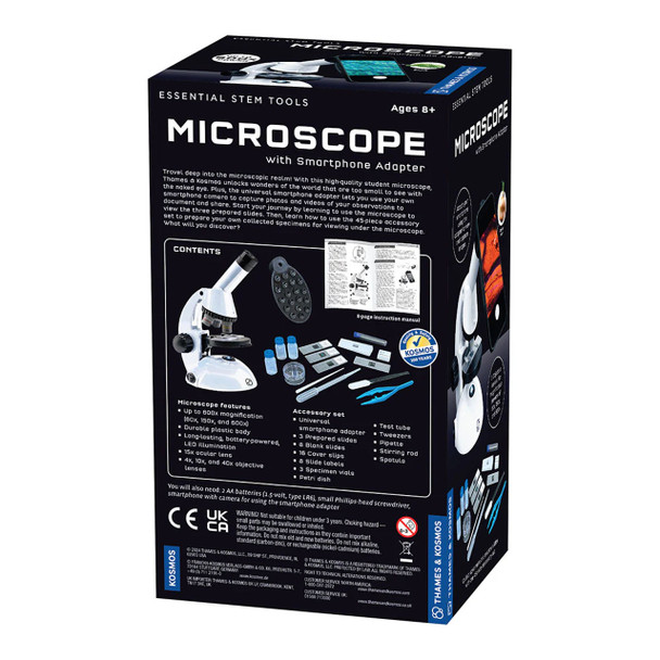Microscope with Smartphone Adapter