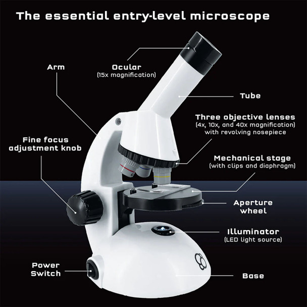 Microscope with Smartphone Adapter