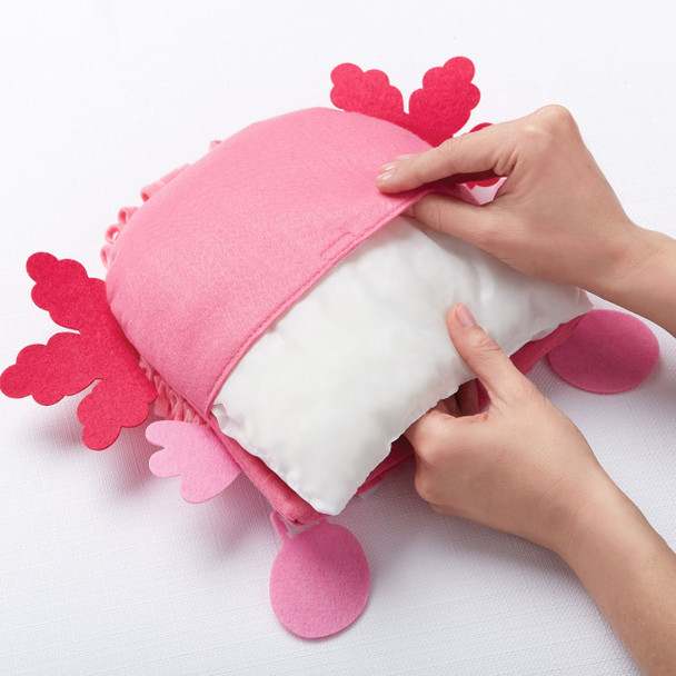 Magic Scrunch Pillow - Axolotl