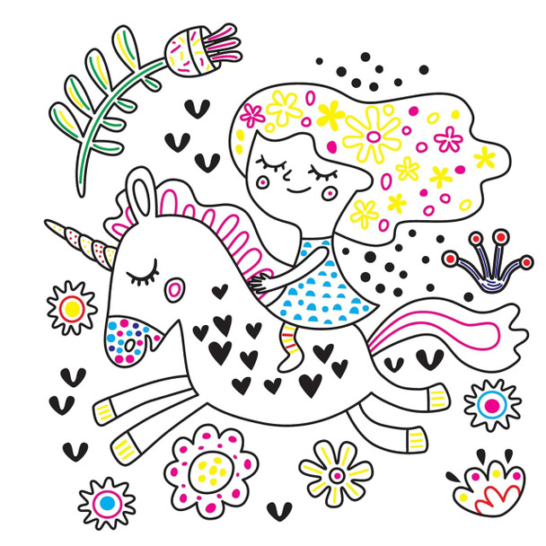 Paint Magic with Water - Unicorns and Friends