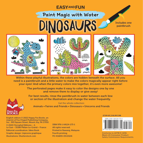 Paint Magic with Water - Dinosaurs