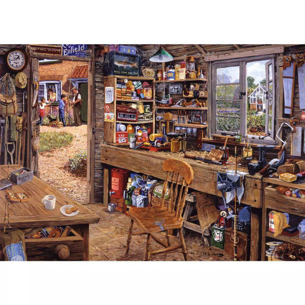 Dad's Shed 500pc Large Format Puzzle