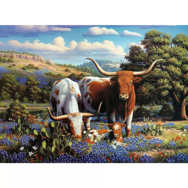 Loving Longhorns 500pc Puzzle