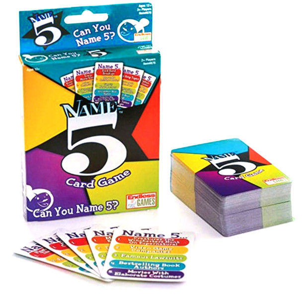 Name 5 Card Game Name 5 Card Game