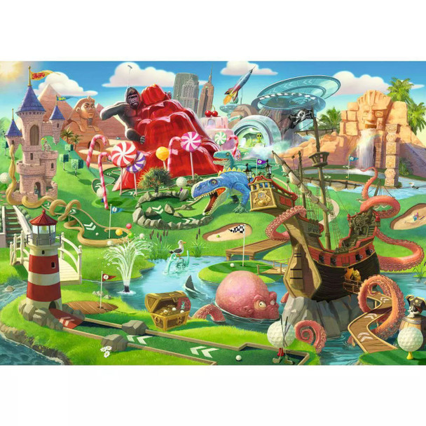 Putt Putt Paradise 500pc Large Format Puzzle