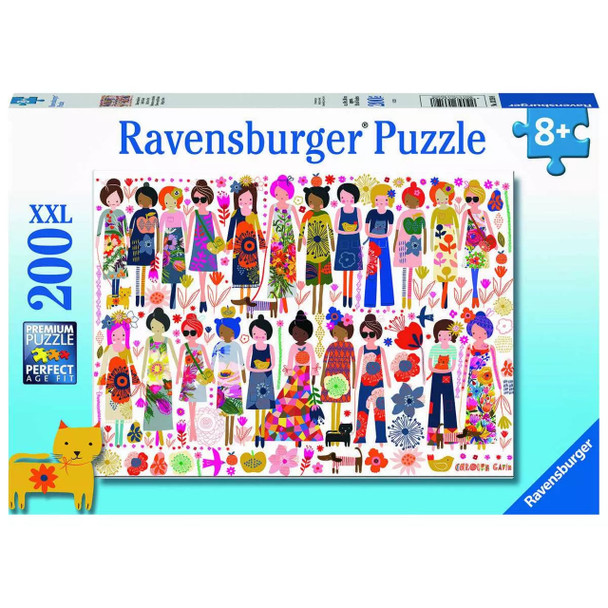 Flowers and Friends 200pc XXL Puzzle