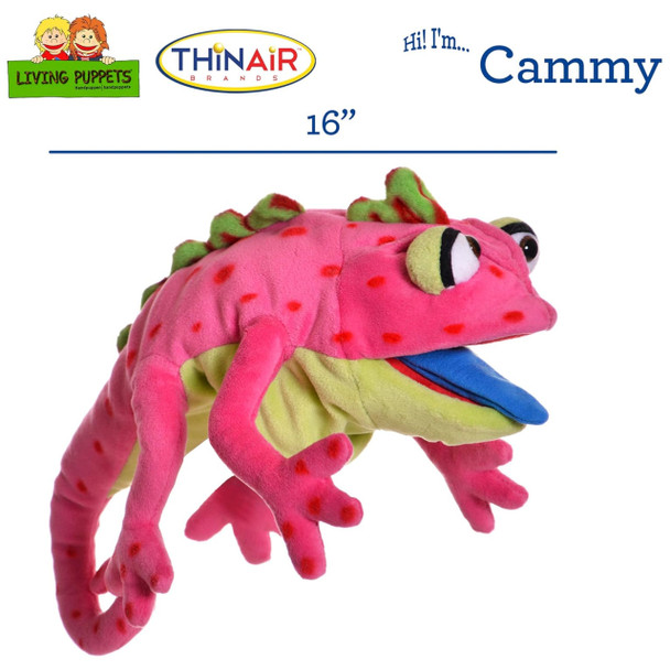 Cammy The Chameleon Living Puppet - 16in