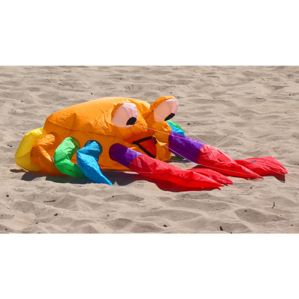 Billy the Crab Bouncing Buddy - Gold and Rainbow