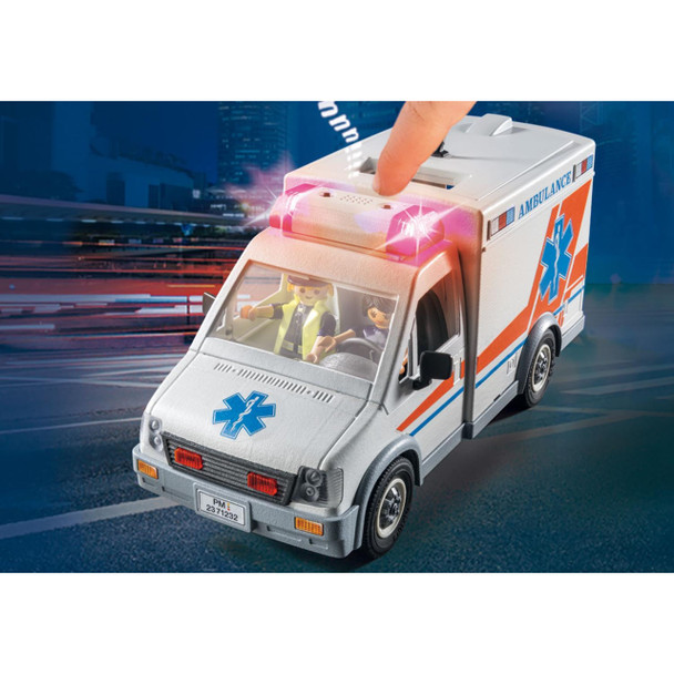 Ambulance with Siren and Lights