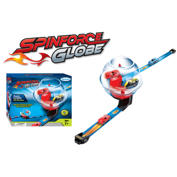 Spin Force Globe - Pull Back Car Set
