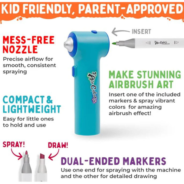 Aircolor Airbrush Paint Marker Kit