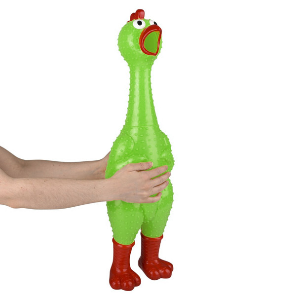 24in Giant Screaming Chicken - Green
