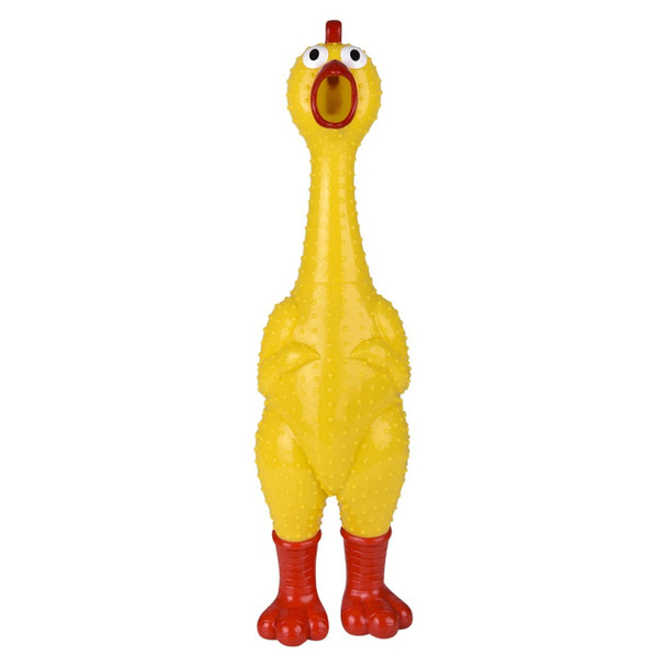 24in Giant Screaming Chicken - Yellow