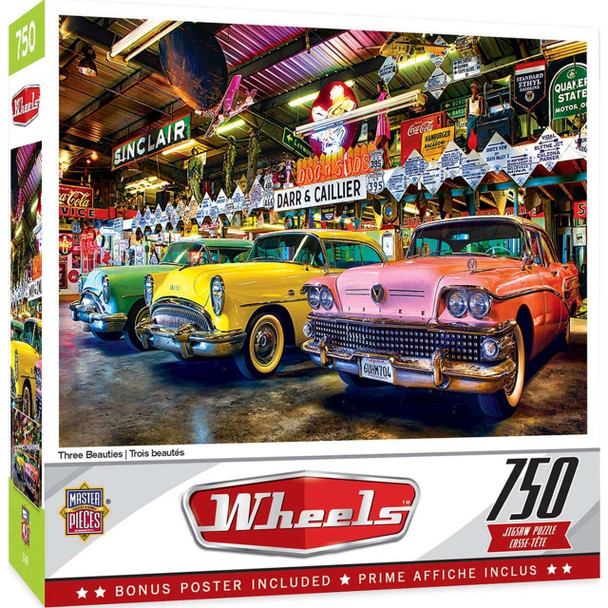 Three Beauties 750pc Puzzle