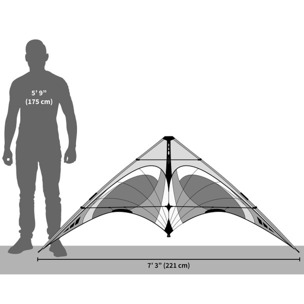 Quantum 2.0 Stunt Kite size