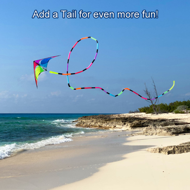 Quantum 2.0 Stunt Kite with tail
