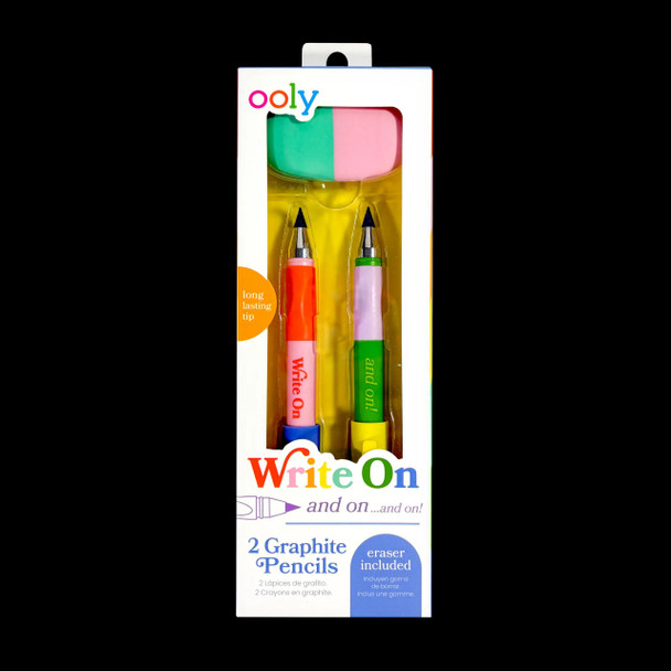 Write On Graphite Pencils and Erasers