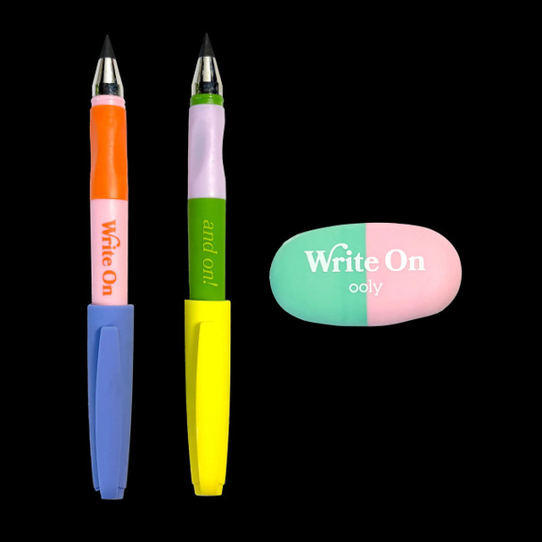 Write On Graphite Pencils and Erasers