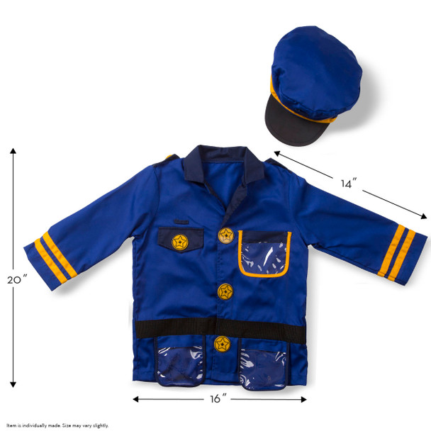 Police Officer Role Play Costume Set