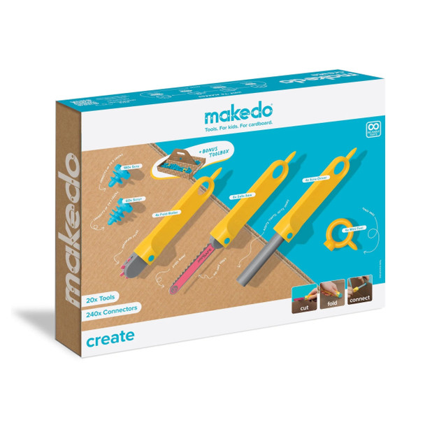 Makedo Create Cardboard Construction Kit Box