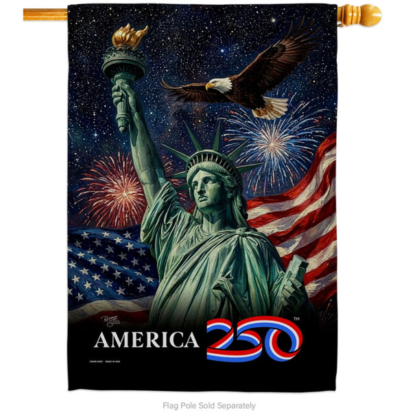 American 250th Liberty House Flag