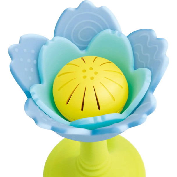 Rattle and Teether Blue Flower