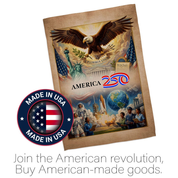 250th Eagle Liberty Garden Flag