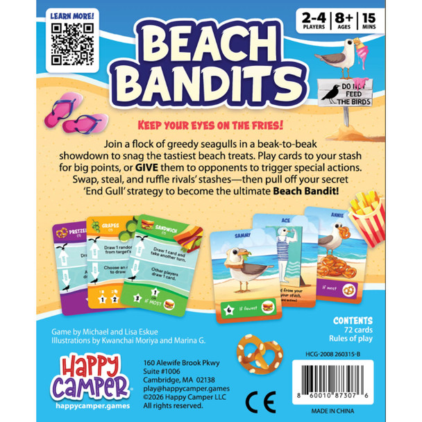 Beach Bandits Card Game