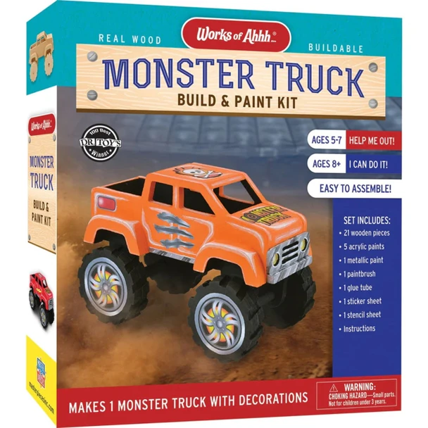 Monster Truck Buildable Kit