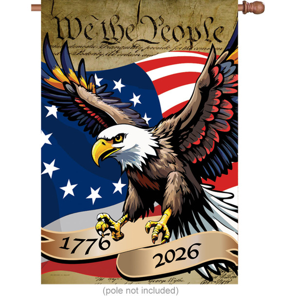 36in XL We the People House Banner