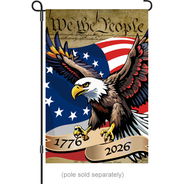 13in XL We the People Garden Banner