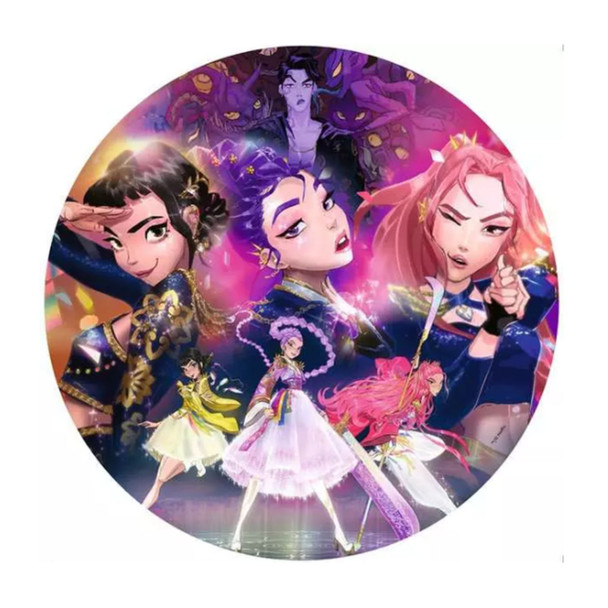 KPop Demon Hunters 500pc Round Puzzle