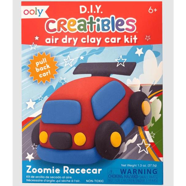 Creatibles; Air Dry Clay Car Kit - Zoomie Racecar