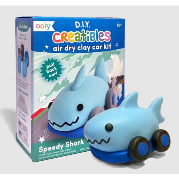 Creatibles; Air Dry Clay Car Kit - Speedy Shark