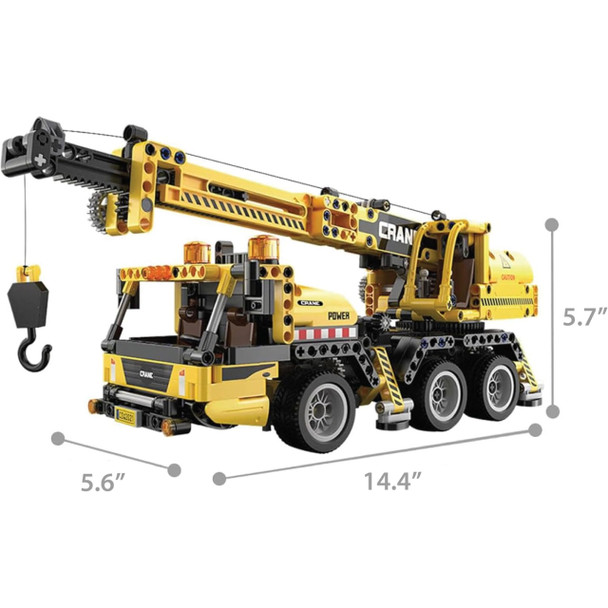 CaDA Building Bricks: Mobile Crane - 658pcs
