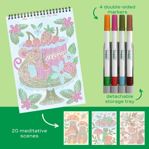 FlowArt: Trace-By-Line - Woodland Whimsy