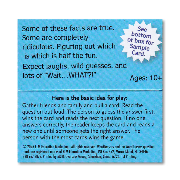 Real or Ridiculous Game