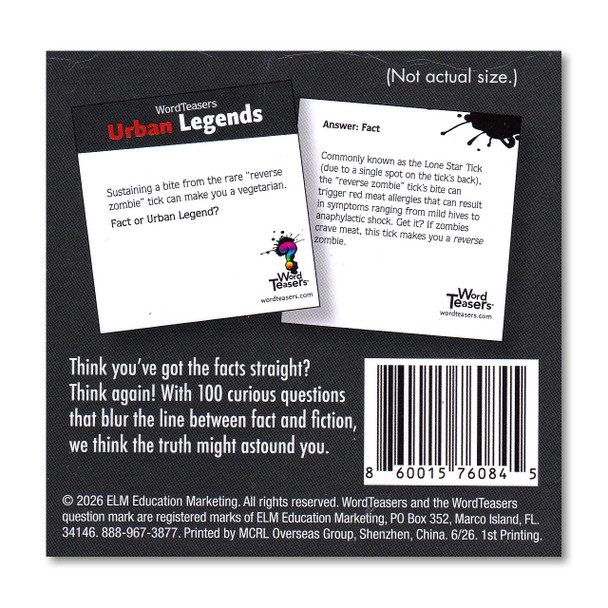 Urban Legends Game - Medium Deck