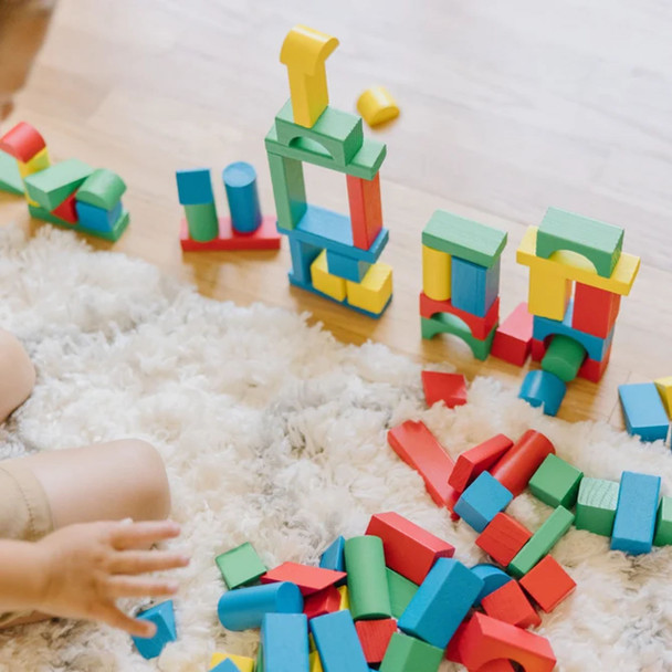 100 Wooden Blocks Set